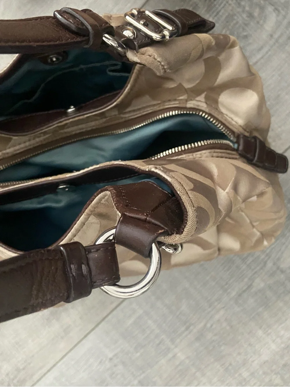 Coach bag signature